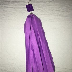 Tassel Necklace Purple